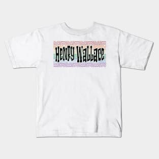 LGBTQ PRIDE EQUAL USA HENRY WALLACE Kids T-Shirt